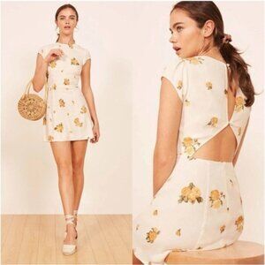 NWT Reformation Bassett Constance Open‎ Back Floral Dress Size 6